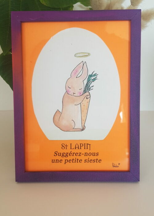 49 lapin sieste cadre proche