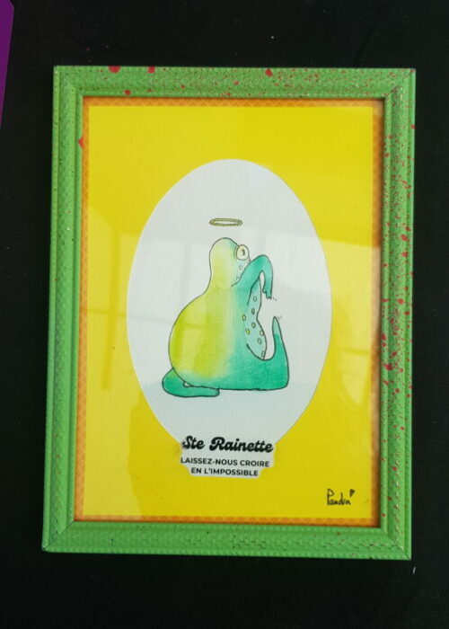 53. Grenouille yoga impossible cadre